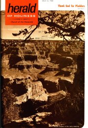 A rocky canyon--the cover of Herald of Holiness - March 6, 1968.