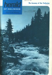 Water running in rapids--cover of Herald of Holienss - March 20, 1968.