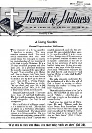 Title Page of Herald of Holiness - February 2, 1955