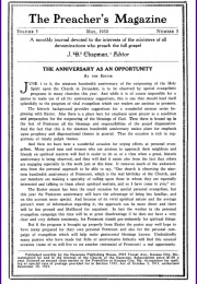 Cover of Preacher's Magazine