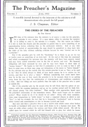 Cover of Preacher's Magazine