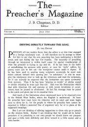 Cover of Preacher's Magazine