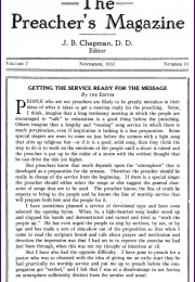 Cover of Preacher's Magazine