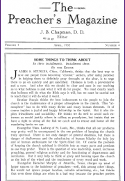 Cover of Preacher's Magazine