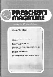 Title Page of Preacher's Magazine