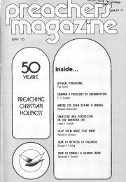 Title Page of Preacher's Magazine