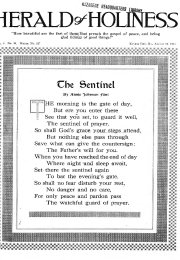Title Page of Herald of Holiness - August 16, 1916