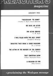 Title Page of Preacher's Magazine