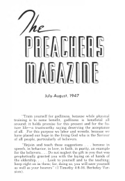 Title Page of Preacher's Magazine