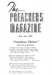 Title Page of Preacher's Magazine