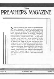 Title Page of Preacher's Magazine