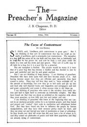 Title Page of Preacher's Magazine