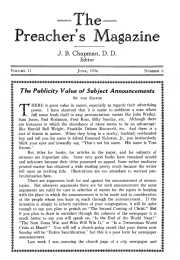 Title Page of Preacher's Magazine