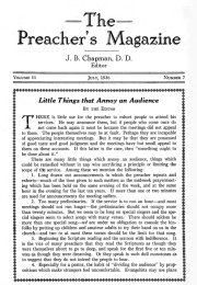 Title Page of Preacher's Magazine