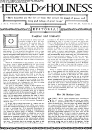 Title Page of Herald of Holiness - January 30, 1918