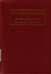 Cover Image - Book Title He Faileth Not