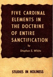 Book Cover Image - Five Cardinal Elements in the Doctrine of Entire Sanctification