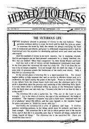 Front page of Herald of Holiness - September 7, 1927
