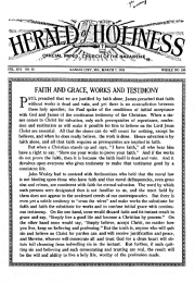 Front page of Herald of Holiness - March 7, 1928