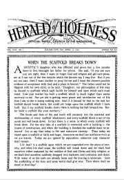 Front page of Herald of Holiness - April 11, 1928