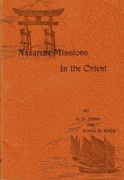 Cover image of the book Nazarene Missions in the Orient