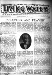 Living Water, July 11, 1907