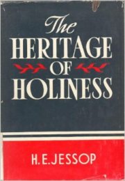 Heritage of Holiness