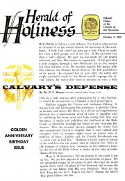 Herald of Holiness - October 8, 1958