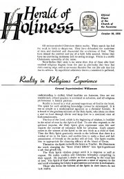 Herald of Holiness - October 22, 1958