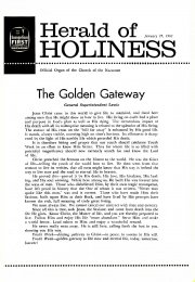 Herald of Holiness - January 25, 1961