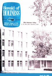 Herald of Holiness - April 24, 1963