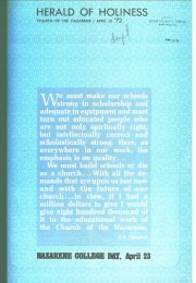 Herald of Holiness - April 12, 1972