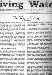 Living Water, Nov. 09, 1916