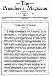Preacher's Magazine July 1933