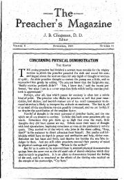 Preacher's Magazine November 1933