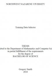 Training Data Selector