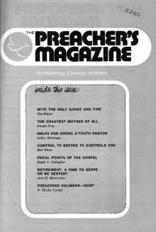 Title Page of Preacher's Magazine