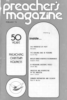Title Page of Preacher's Magazine
