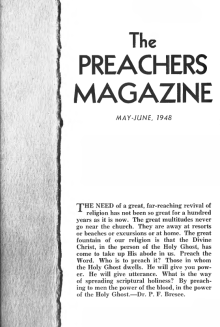 Title Page of Preacher's Magazine