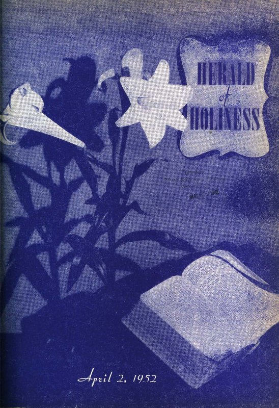 Title Page of Herald of Holiness - April 2, 1952