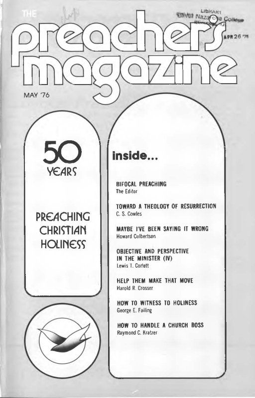 Title Page of Preacher's Magazine