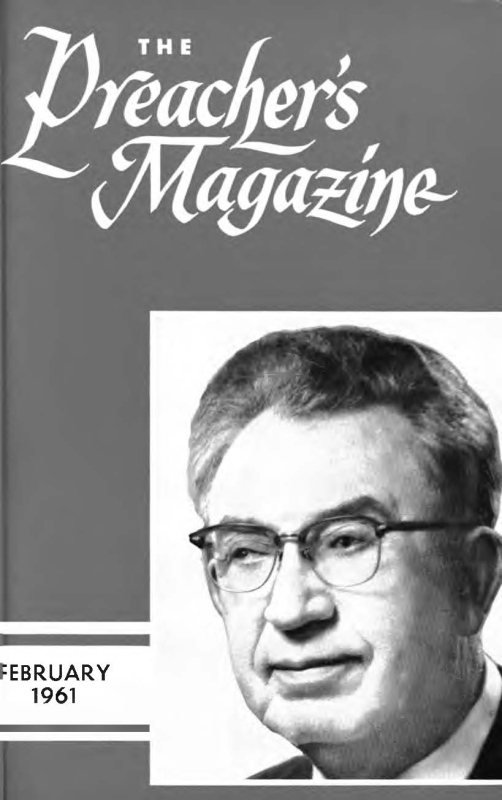 Title Page of Preacher's Magazine Photo of U. E. Harding