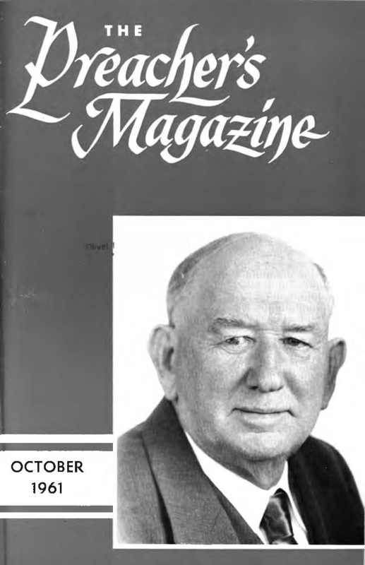 Title Page of Preacher's Magazine Photo of J. H. Crawford