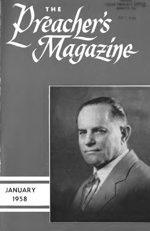 Title Page of Preacher's Magazine Photo of Allie Irick