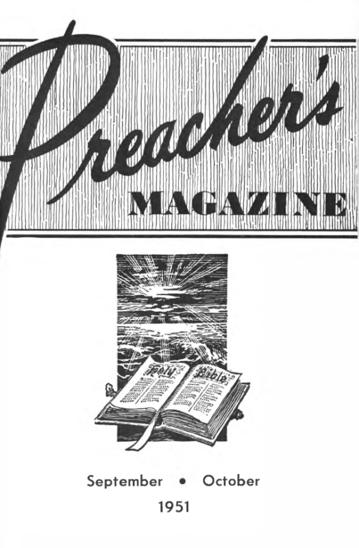 Title Page of Preacher's Magazine
