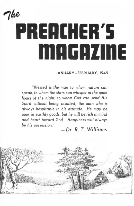 Title Page of Preacher's Magazine