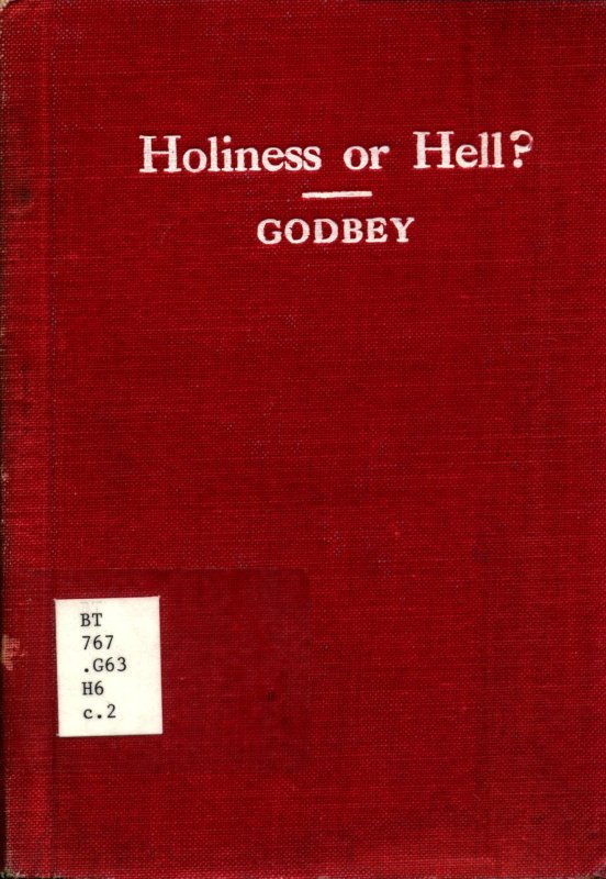 Cover Image of book - Holiness or Hell
