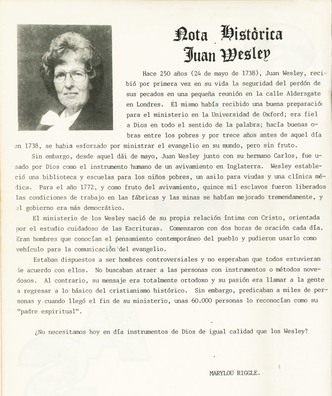 Nota Historica