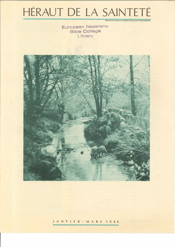 HÉRAUT DE LA SAINTETÉ - Janvier-Mars de 1986