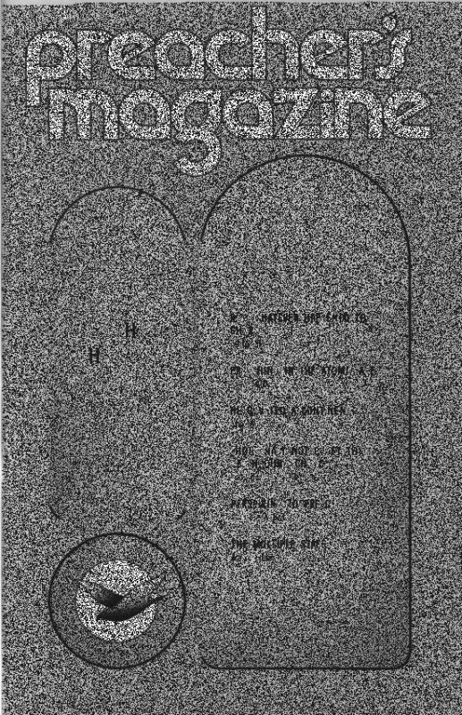 Preacher's Magazine Volume 53 Number 3, May-June, 1978